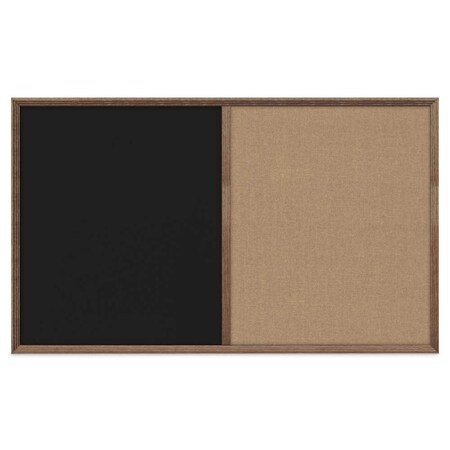 United Visual Products Slim Style Indoor Enclosed Corkboard, 18 UV501SC-GOLD-BUFF